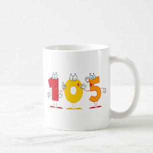 Glückszahl 105 kaffeetasse
