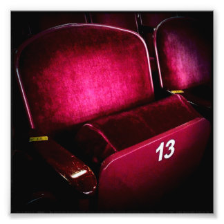 Glückszahl 13 fotodruck