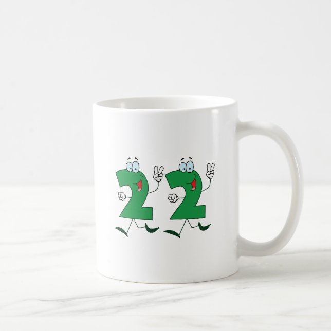Glückszahl 22 kaffeetasse (Rechts)