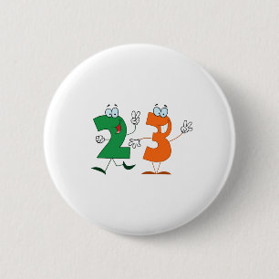 Glückszahl 23 button