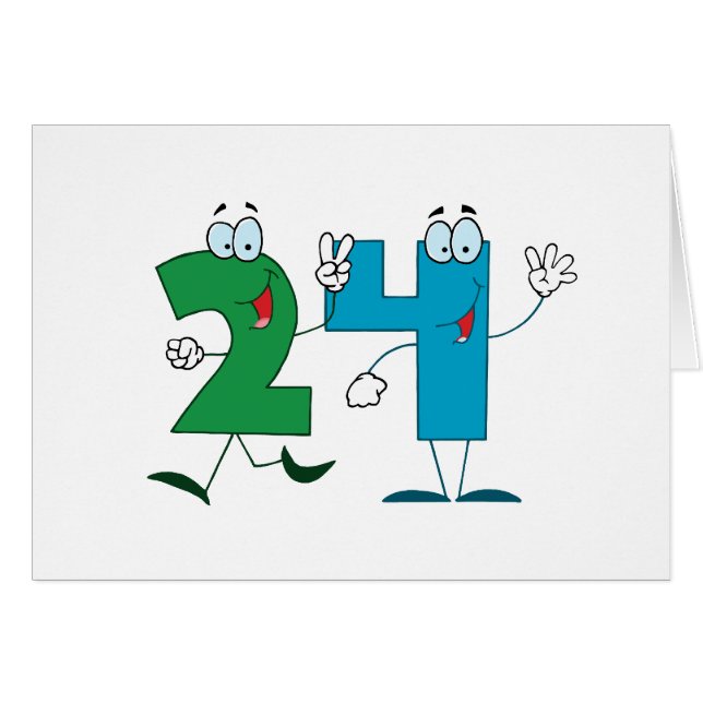 Glückszahl 24 (Vorderseite (Horizontal))