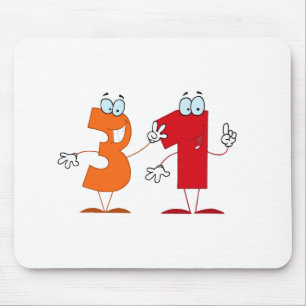 Glückszahl 31 mousepad