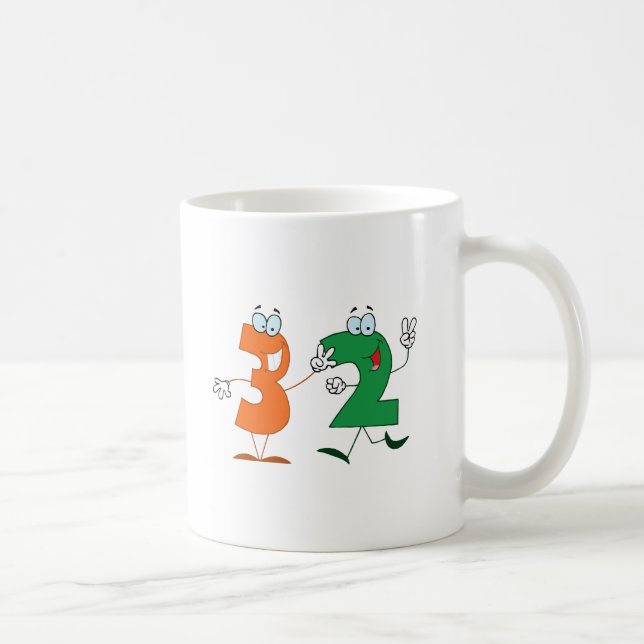 Glückszahl 32 kaffeetasse (Rechts)