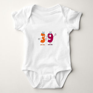 Glückszahl 39 baby strampler