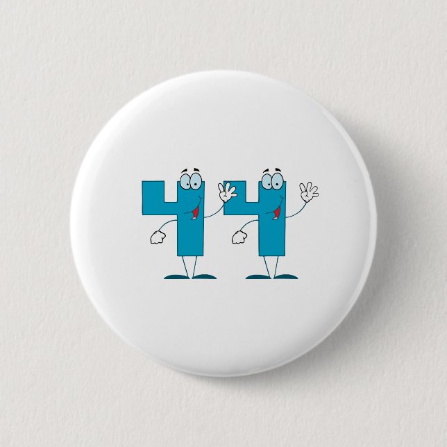 Glückszahl 44 button (Vorderseite)