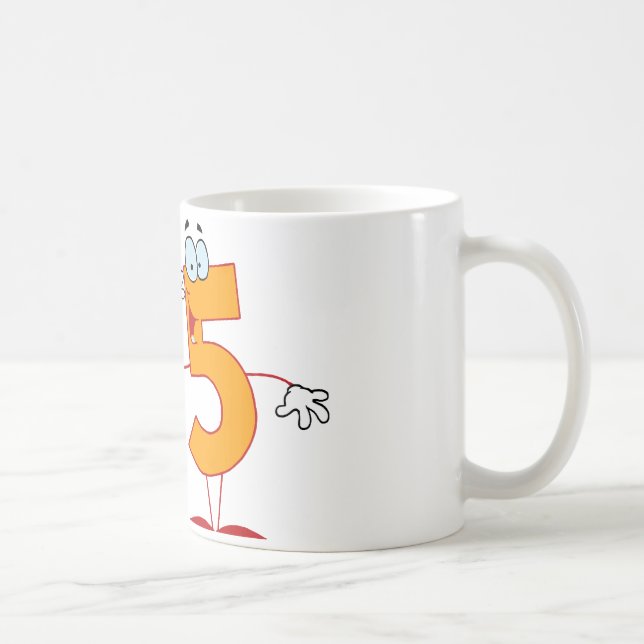 Glückszahl 45 kaffeetasse (Rechts)