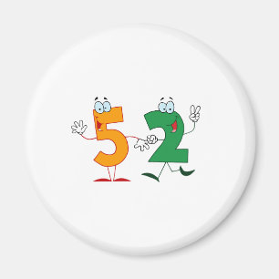 Glückszahl 52 magnet
