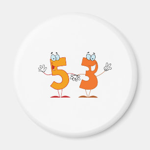 Glückszahl 53 magnet