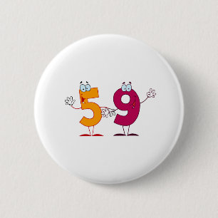 Glückszahl 59 button