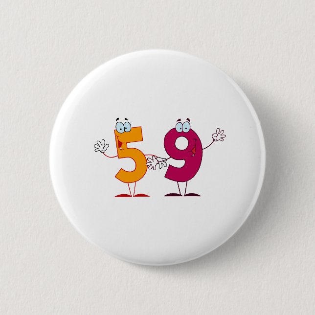 Glückszahl 59 button (Vorderseite)