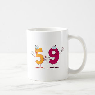 Glückszahl 59 kaffeetasse