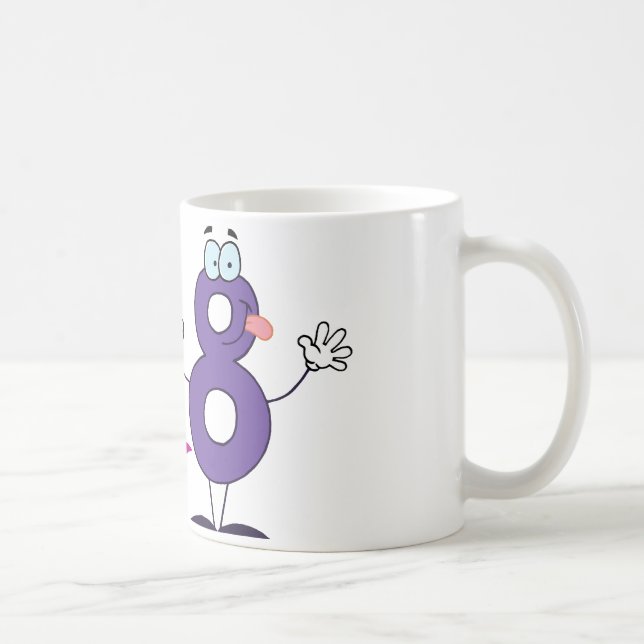 Glückszahl 68 kaffeetasse (Rechts)