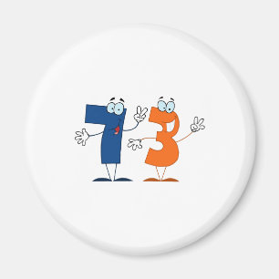 Glückszahl 73 magnet