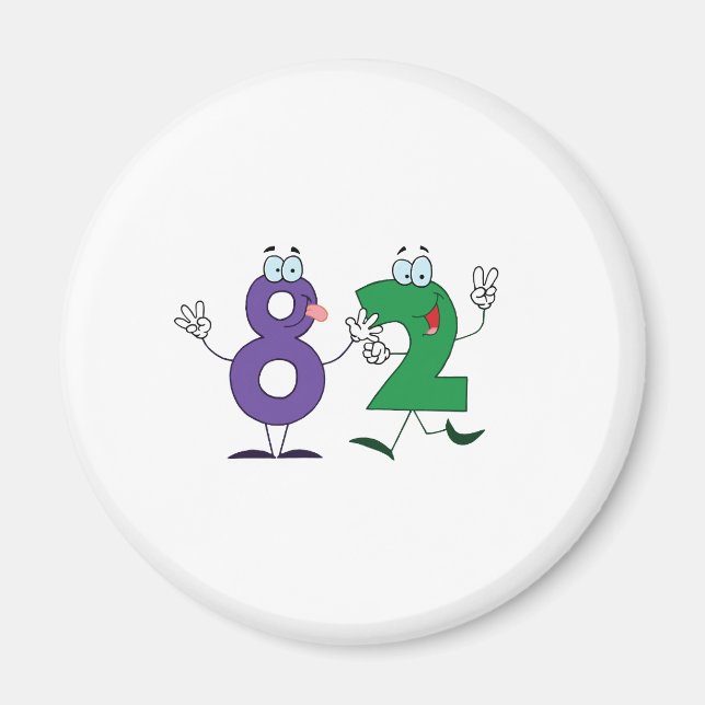 Glückszahl 82 magnet (Vorne)