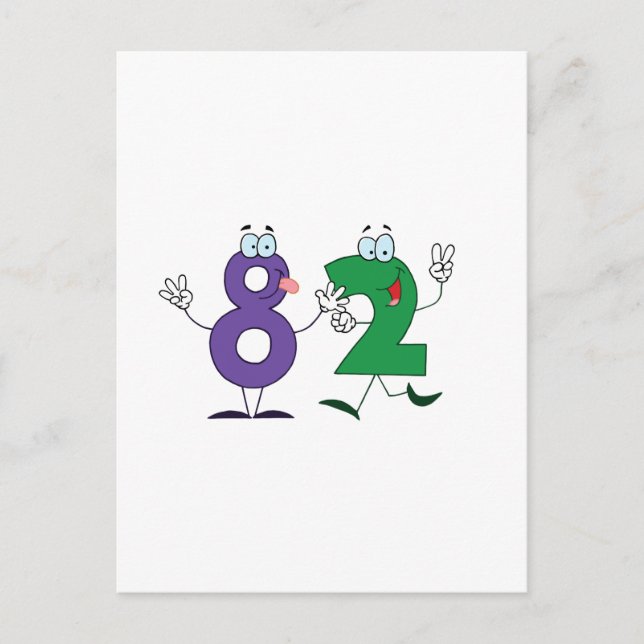 Glückszahl 82 postkarte (Vorderseite)