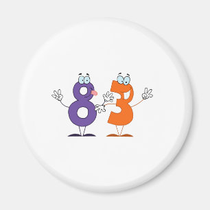 Glückszahl 83 magnet