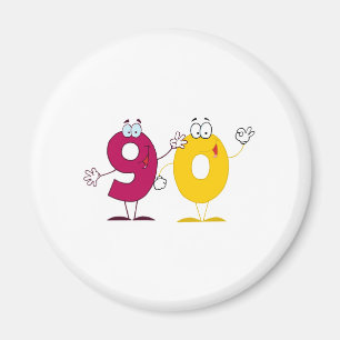Glückszahl 90 magnet