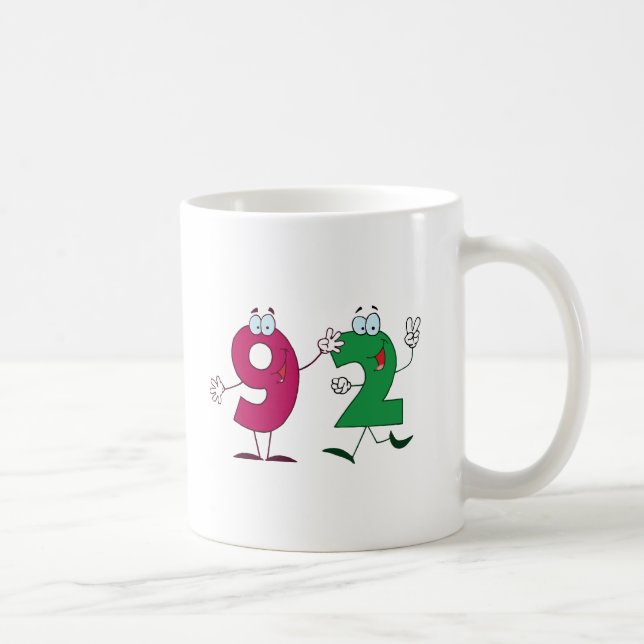 Glückszahl 92 kaffeetasse (Rechts)