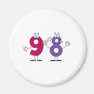 Glückszahl 98 magnet