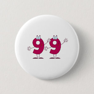 Glückszahl 99 button