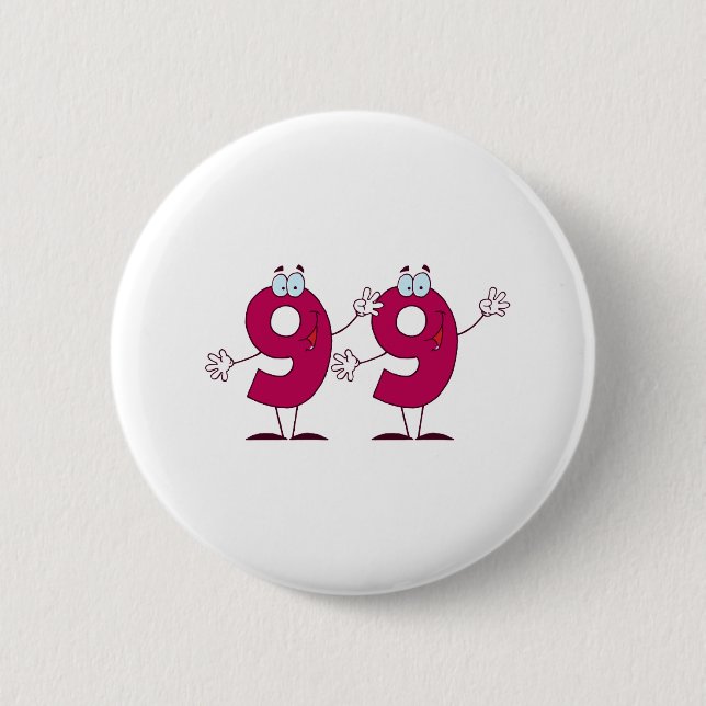 Glückszahl 99 button (Vorderseite)