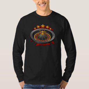 Glückszahl Roulette Wheel Gambling Roulette Cas T-Shirt