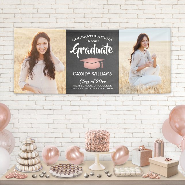 Glückwunsch 2 Foto-Skihaftplatte Rosa Schwarzer Ab Banner (Von Creator hochgeladen)