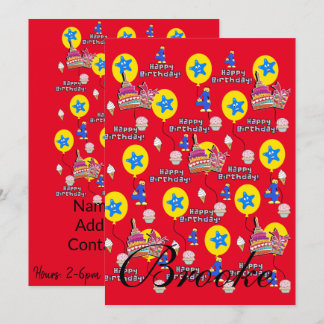 Glückwunsch 4. Geburtstag Einladung Geburtstag #4