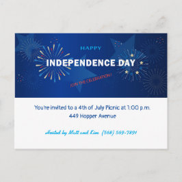 Glückwunsch 4. Juli Amerikanischer Unabhängigkeits Postkarte