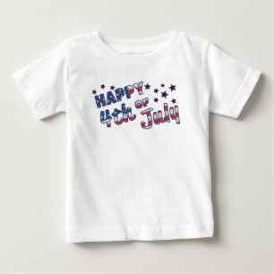 Glückwunsch 4. Juli Baby T-shirt