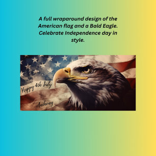 Glückwunsch 4. Juli Bald Eagle Zweifarbige Tasse