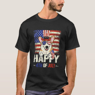 Glückwunsch 4. Juli Corgi T-Shirt