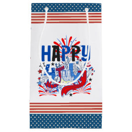 Glückwunsch 4. Juli Fireworks USA-63261 Kleine Geschenktüte