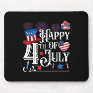 Glückwunsch 4. Juli Funny Amerikanische Unabhängig Mousepad
