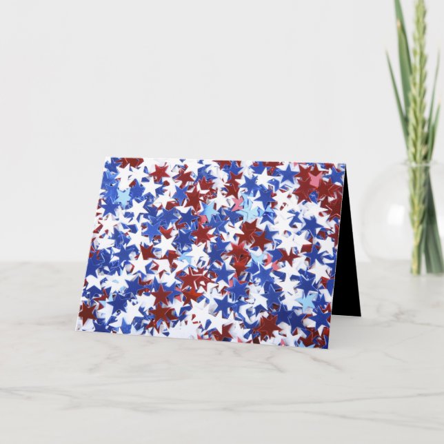 Glückwunsch 4. Juli Grußkarte Karte (Vorderseite)