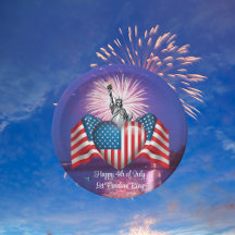 Glückwunsch 4. Juli "Lass Freedom Ring" Papier Tel