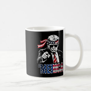 Glückwunsch 4. Juli Merica Trump American Flag USA Kaffeetasse