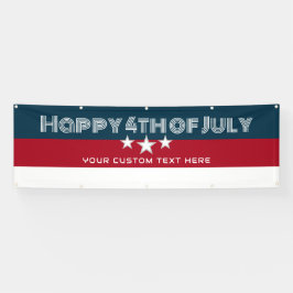Glückwunsch 4. Juli Party Personalisiert Outdoor Banner