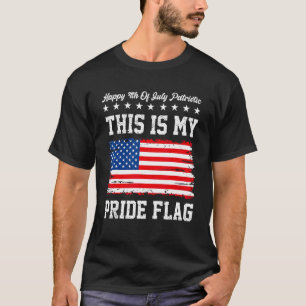 Glückwunsch 4. Juli Patriotic American Flag 4. O T-Shirt