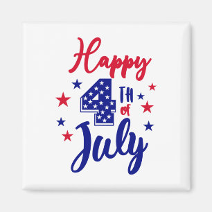 Glückwunsch 4. Juli Patriotic American USA Flag Me Magnet