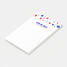 Glückwunsch 4. Juli Post-it Klebezettel