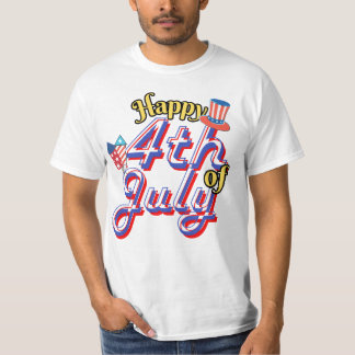 Glückwunsch 4. Juli Special Cool Red Blue T-Shirt
