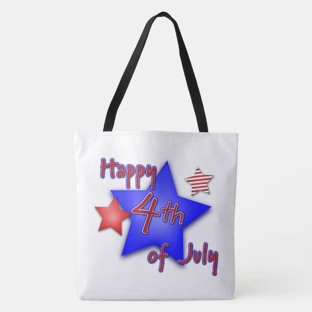 Glückwunsch 4. Juli Tasche (Vorderseite)