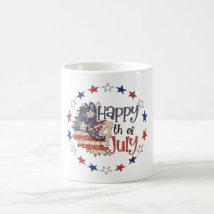 Glückwunsch 4. Juli Tasse
