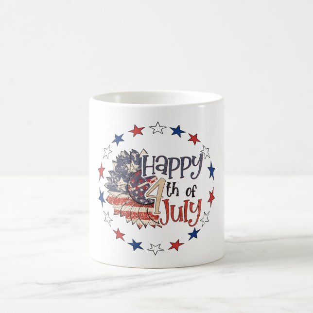 Glückwunsch 4. Juli Tasse (Mittel)