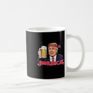 Glückwunsch 4. Juli Trump Amerikanische Flagge Mer Kaffeetasse