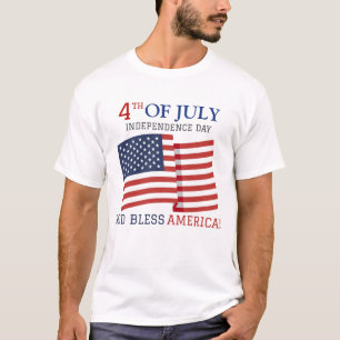 Glückwunsch 4. Juli Unabhängigkeitstag Party T-Shirt