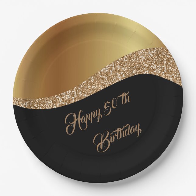 Glückwunsch 5. Geburtstag Pappteller (Vorderseite)