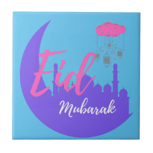 Glückwunsch an Eid Mubarak Fliese