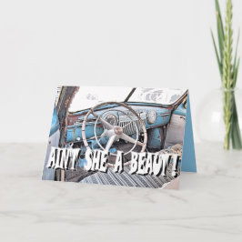 GLÜCKWUNSCH AUF dem NEUEN AUTO, Karte